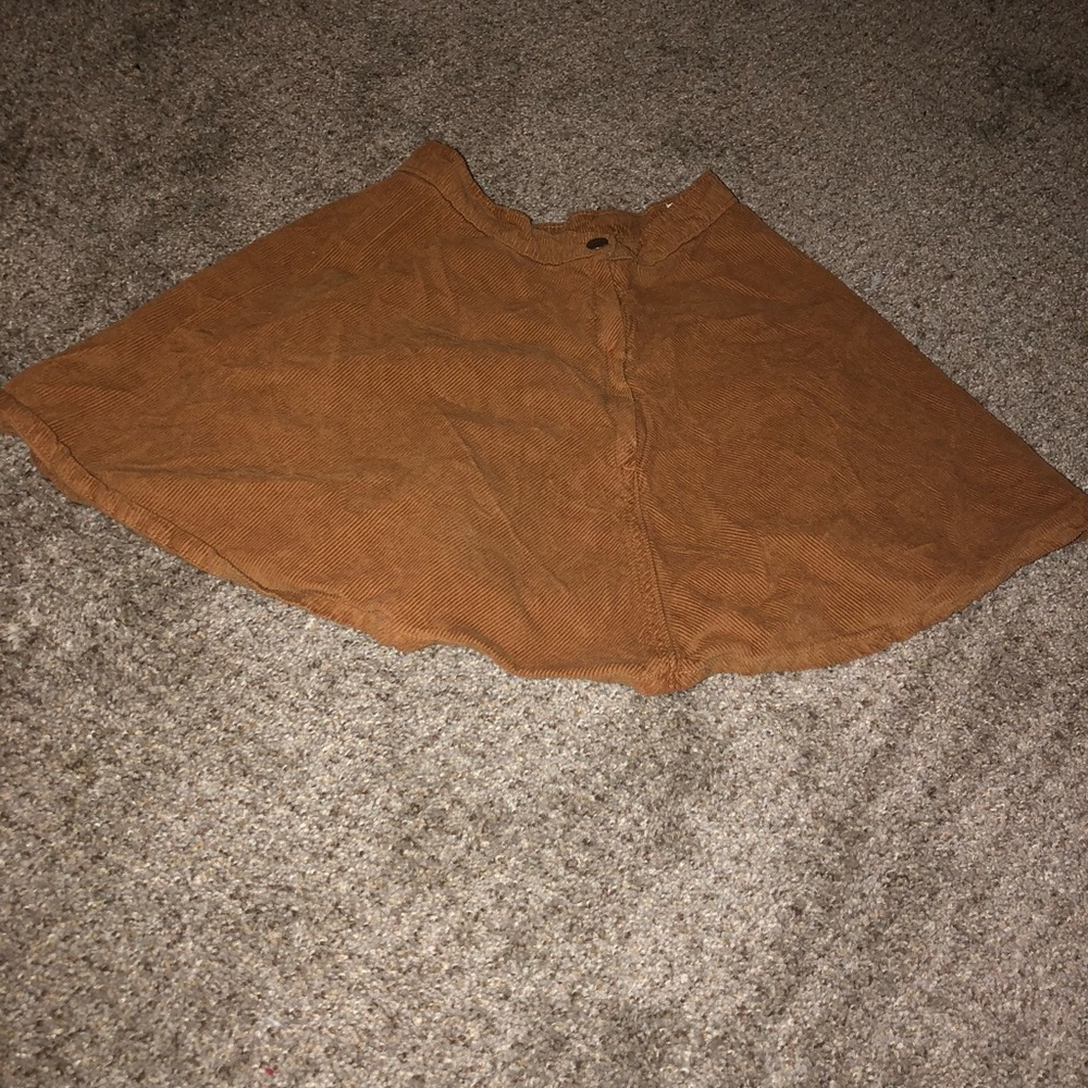 American Apparel Tan Skirt